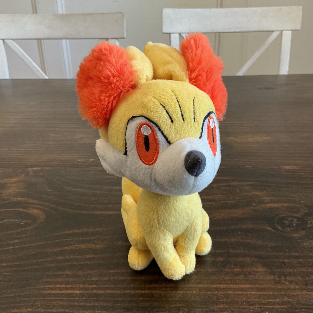 Tomy Pokemon Fennekin Plush 2013 Fire Starter Kalos Gen 6 Stuffed Animal 8 inch